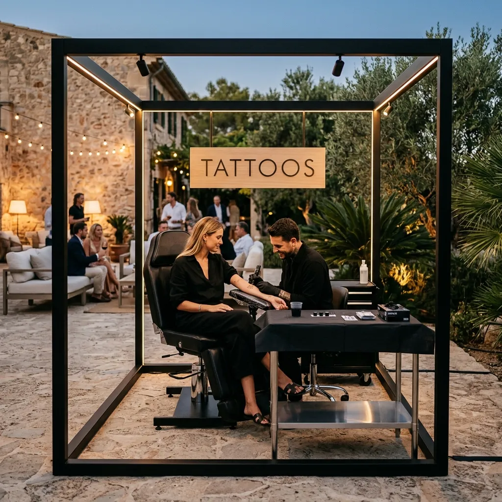 Módulo montable Pop-Up Studio de tatuaje profesional